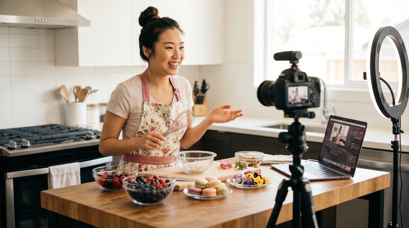 小蓝视频美食视频教程